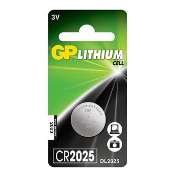  1 db Lítium gombelem  CR2025 GP 3V/170mAh  kép