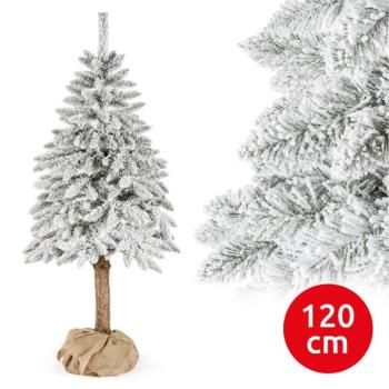 120 cm NATURAL WITH SNOW fenyő karácsonyfadísz ággal  kép
