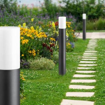 1320-as ösvényvilágítás opálüveggel grafit magassága 70 cm kép