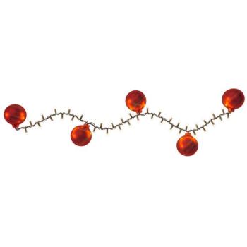 2 in1 LED fényfüzér, Cranberry piros, 550 LED kép