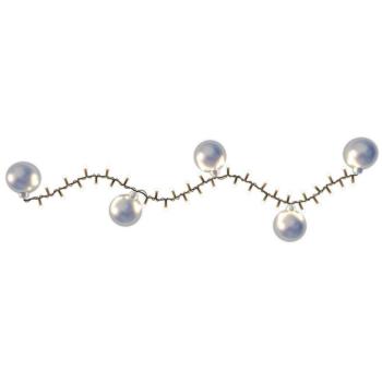 2in1 LED fényfüzér, Frosty ezüst, 370 LED kép