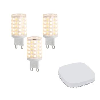 3 db intelligens G9 dimmelhető LED izzó készlet 2,5W 250 lm 2700K-6500K Zigbee Smart Hub-bal kép