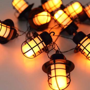 33059F LED napelemes fényfüzér 10 lámpával kép