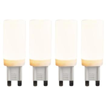 4 db G9 3 fokozatban szabályozható LED izzó készlet 4,5W 500lm 2700K kép