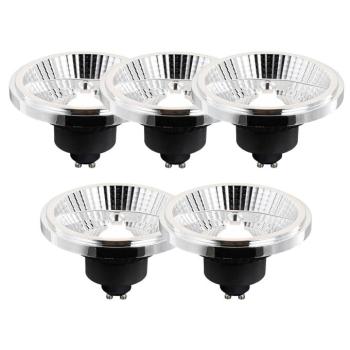 5 darabos GU10 3 lépésben dimmelhető Kelvin LED lámpa készlet AR111 10W 800 lm 2700 - 3700K kép