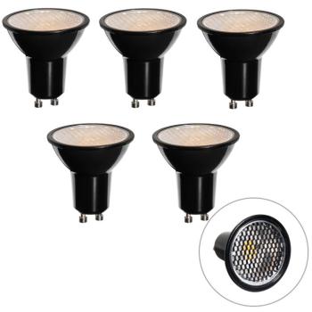 5 darabos GU10 3 lépésben dimmelhető LED izzó készlet 50 mm méhsejt mintával 6W 400 lm 3000K kép