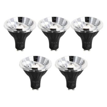 5 darabos GU10 3 lépésben dimmelhető LED izzó készlet 70mm 6.5W 600LM 3000K kép
