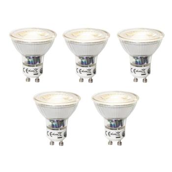 5 darabos GU10 dimmelhető LED izzókészlet 7W 600 lm 4000K kép
