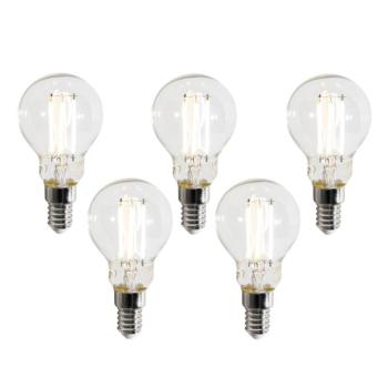 5 darabos Smart E14 LED izzó készlet P45 átlátszó 4.2W 470 lm 2700-6500K kép