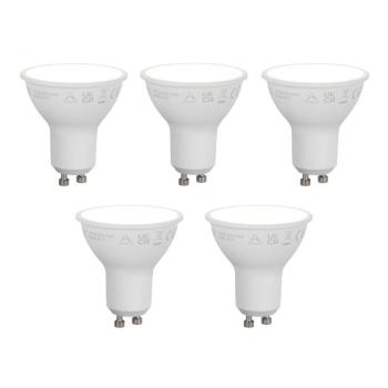 5 darabos Smart GU10 50mm-es dimmelhető LED izzókészlet, opál, 7W, 630 lm, 4000K kép