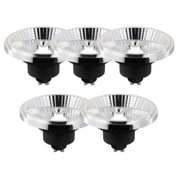 5 darabos Smart GU10 szabályozható LED izzó készlet AR111 10W 800 lm 2200 - 6500K kép