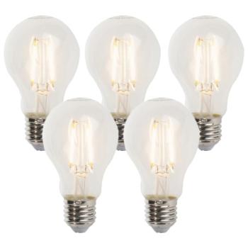 5 db E27-es szabályozható LED izzó készlet A60 5W 470lm 2700K kép