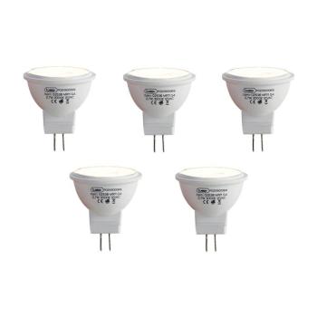 5 db G4 LED izzó MR11 2.7W 210lm 3000K 12V szett kép