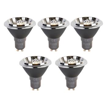 5 db GU10 3 fokozatú Dim-to-Warm LED izzó AR70 6W 320lm 2000-3000K szett kép