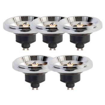 5 db GU10 3-lépcsős Dim-to-Warm LED izzó AR111 11W 620lm 2000-3000K szett kép