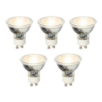 5 db GU10 dimmelhető LED izzó szett 4W 300lm 2700K kép