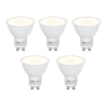 5 db GU10 LED izzó szett szürkületi érzékelővel 5W 380lm 2700K kép