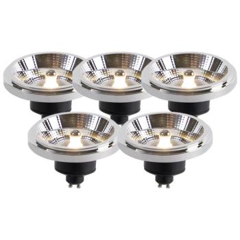 5 db GU10 szabályozható LED izzó készlet AR111 11W 810lm 2700K kép