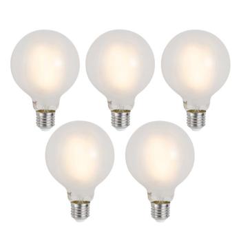 5 db Okos E27 Dimmelhető LED Izzó G95 Matt 7W 806lm 2700-6500K kép