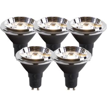 5 db-os GU10 dim to warm LED izzó készlet AR70 6W 2000K-3000K kép