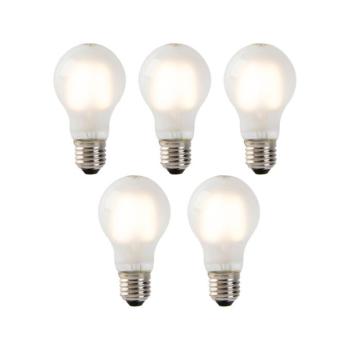 5 db-os készlet E27 LED izzó fagyasztott üveg A60 2W 180lm 2700K kép