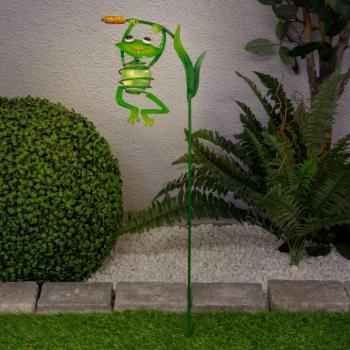 5280417 LED napelemes deco lámpa, lógó béka kép