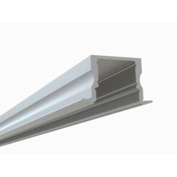 972 VL Süllyeszthető Eloxált Aluminum U Profil LED szalaghoz 2m , DEEP-SINK kép