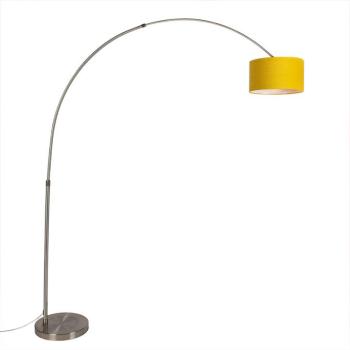 Acél ívlámpát sárga árnyékolóval 35/35/20 - XXL kép
