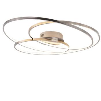 Acél mennyezeti lámpa 80 cm, LED-del, 3 fokozatú fényerőszabályzóval - Rowin kép