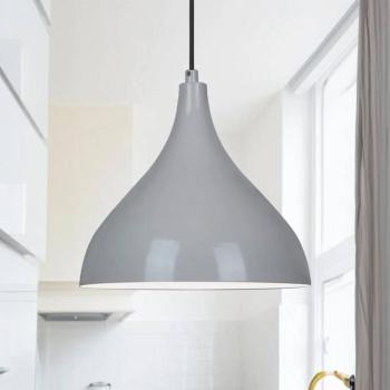 Adash függőlámpa, szürke, fém, Ø 26 cm, E27 kép