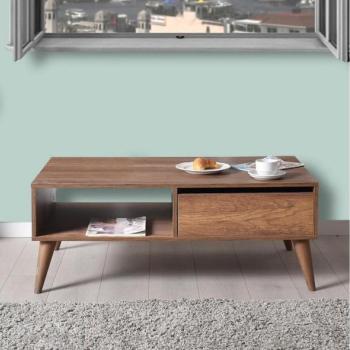 Adore Furniture Kávésasztal 42x110 cm barna  kép
