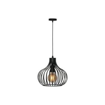 Aglio függesztett lámpa, Ø 28 cm, fekete, fém kép