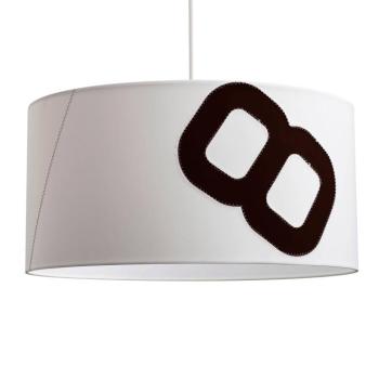 Akasztólámpa home harbour vitorlából 60cm fehér/fekete kép