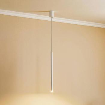 Akasztólámpa Laser, egylángú, fehér, ernyő 49cm kép