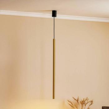 Akasztólámpa Laser, egylángú, sárgaréz, ernyő 75cm kép