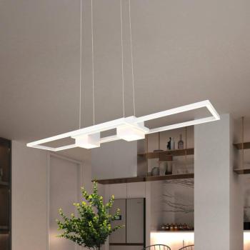 Albany LED-es függőlámpa, fehér, 100 x 28 cm, alumínium, CCT dimmelhető kép