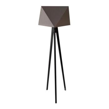  Állólámpa BAKARO 1xE27/60W/230V wenge fa szürke  kép