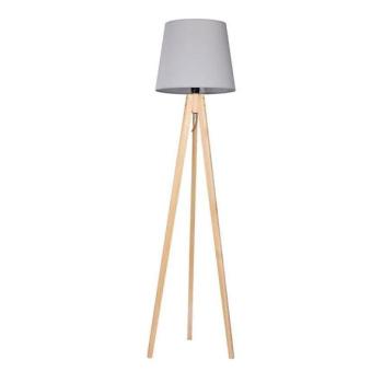  Állólámpa CONE 1xE27/60W/230V fenyő szürke  kép