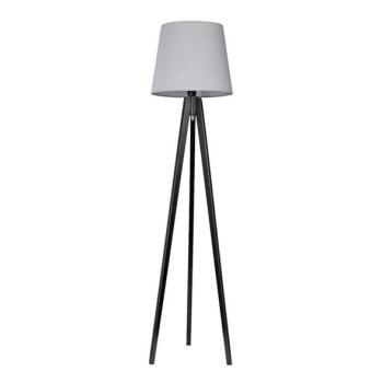  Állólámpa CONE 1xE27/60W/230V wenge fa szürke  kép