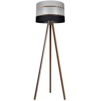  Állólámpa CORAL 1xE27/60W/230V barna/fekete/szürke/arany  kép