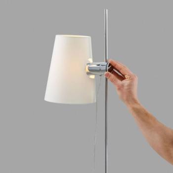 Állólámpa Lupe állítható textilernyővel kép