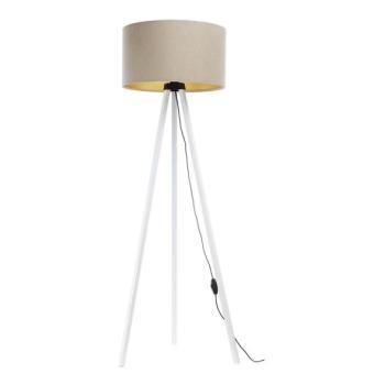  Állólámpa STANDART 1xE27/60W/230V bézs/fehér  kép