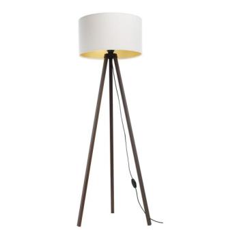  Állólámpa STANDART 1xE27/60W/230V fehér/barna  kép
