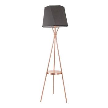  Állólámpa VENEDIK 1xE27/60W/230V szürke/réz  kép