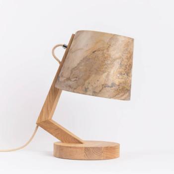 ALMUT 1411 asztali lámpa hengeres Ø23cm kő kép