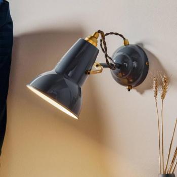 Anglepoise Original 1227 sárgaréz fali lámpa szürke kép