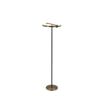 Antenna LED állólámpa, sárgaréz/fekete, acél, szilikon kép