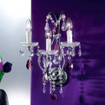 Antik ezüst fali lámpa ELIARA kép