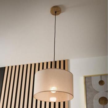 Antonio függeszték 1xE27/60W/230V, tölgy, kábellel  kép