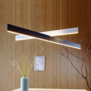Apollon LED-es függőlámpa, hossza 146cm, fehér kép